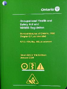 Occupational Health And Safety Act Whm Publications Ontario