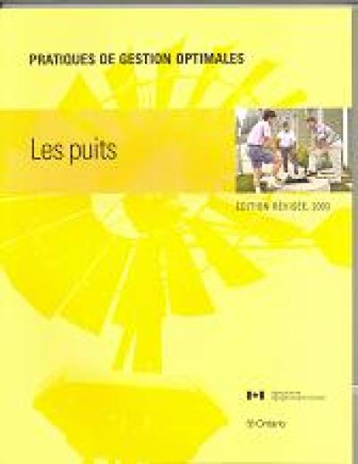 Image of the cover of publication titled  Pratiques de gestion optimales: les puits