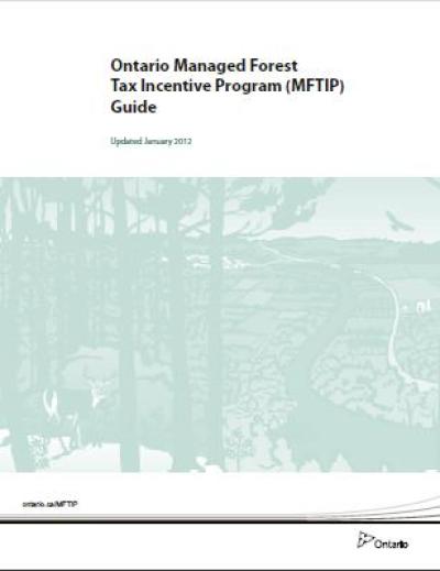 Ontario Managed Forest Tax Incentive Pro Publications Ontario   015732 U 