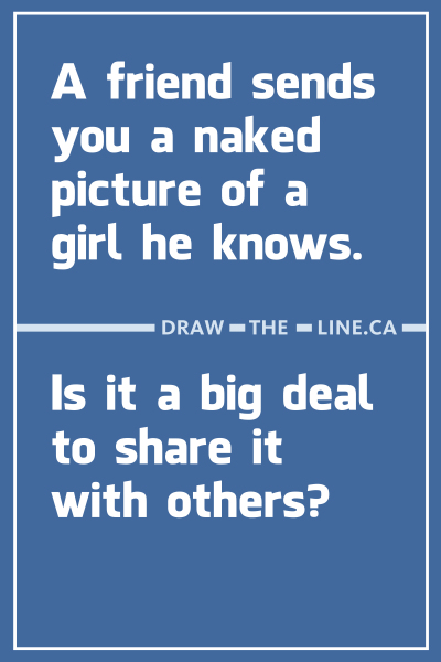 Image of the cover of publication titled  1 - A friend sends you a naked picture of a girl he knows