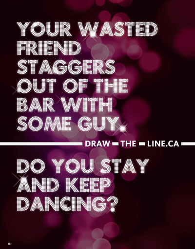 Image of the cover of publication titled  10 - Your wasted friend staggers out of the bar with some guy