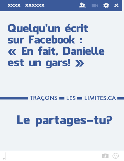 Image of the cover of publication titled  34 - Quelqu: un publie sur Facebook que Danielle est «en fait un gars»