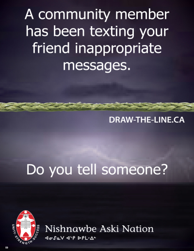 Image de la couverture de la publication intitulée 59 - A community member has been texting your friend inappropriate messages