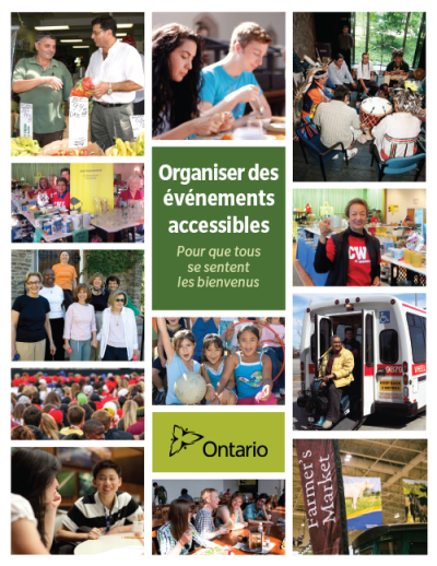 Image of the cover of publication titled  Organiser des événements accessibles: Pour que tous se sentent les bienvenus