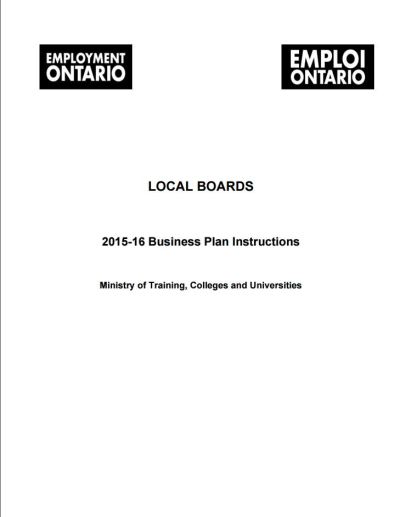 local council business plan