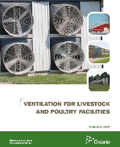 Image de la couverture de la publication intitul&eacute;e Ventilation for Livestock and Poultry Facilities, Publication 833