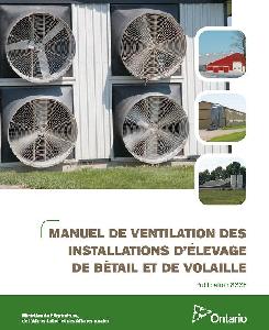 Image of the cover of publication titled Manuel de ventilation des installations d