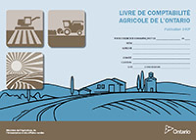 Image of the cover of publication titled  Publication 540F: Livre de comptabilite agricole de l