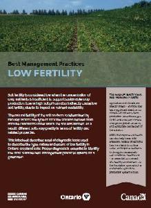 Image of the cover of publication titled Best Management Practice: Low Fertility (Booklet)