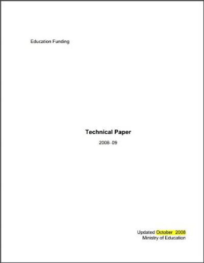 education and funding research paper