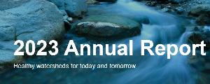 Image of the cover of publication titled    Annual Report / Central Lake Ontario Conservation 2023