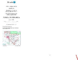 Image of the cover of publication titled   Ontario airborne geophysical surveys, magnetic gradiometer data, grid and profile data (ASCII and Geosoft formats) and vector data, Winisk River area (Geophysical data set ; 1069)