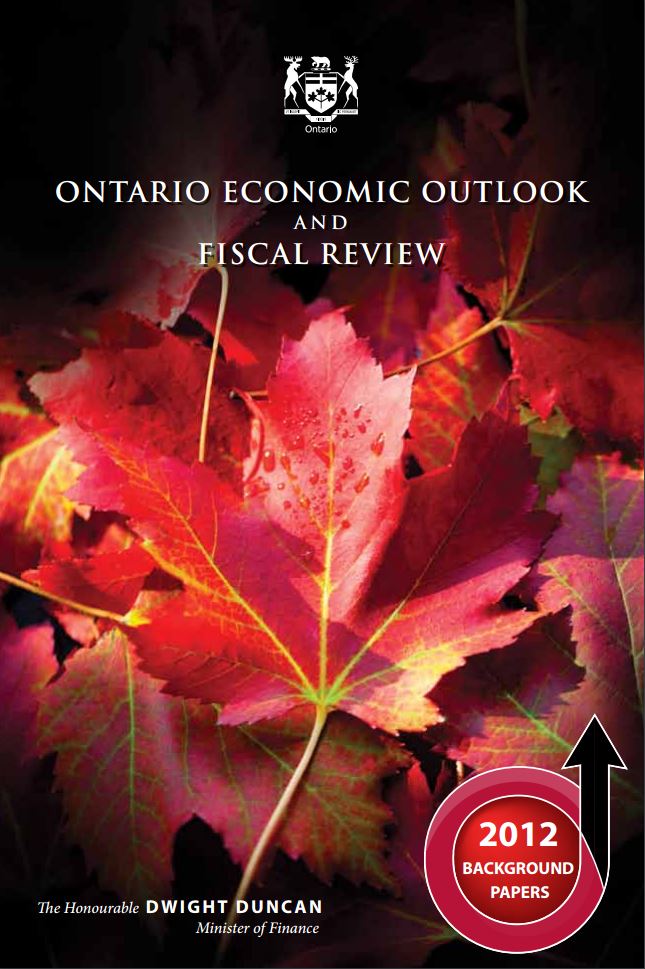 Ontario Economic Outlook And Fiscal Revi – Publications Ontario