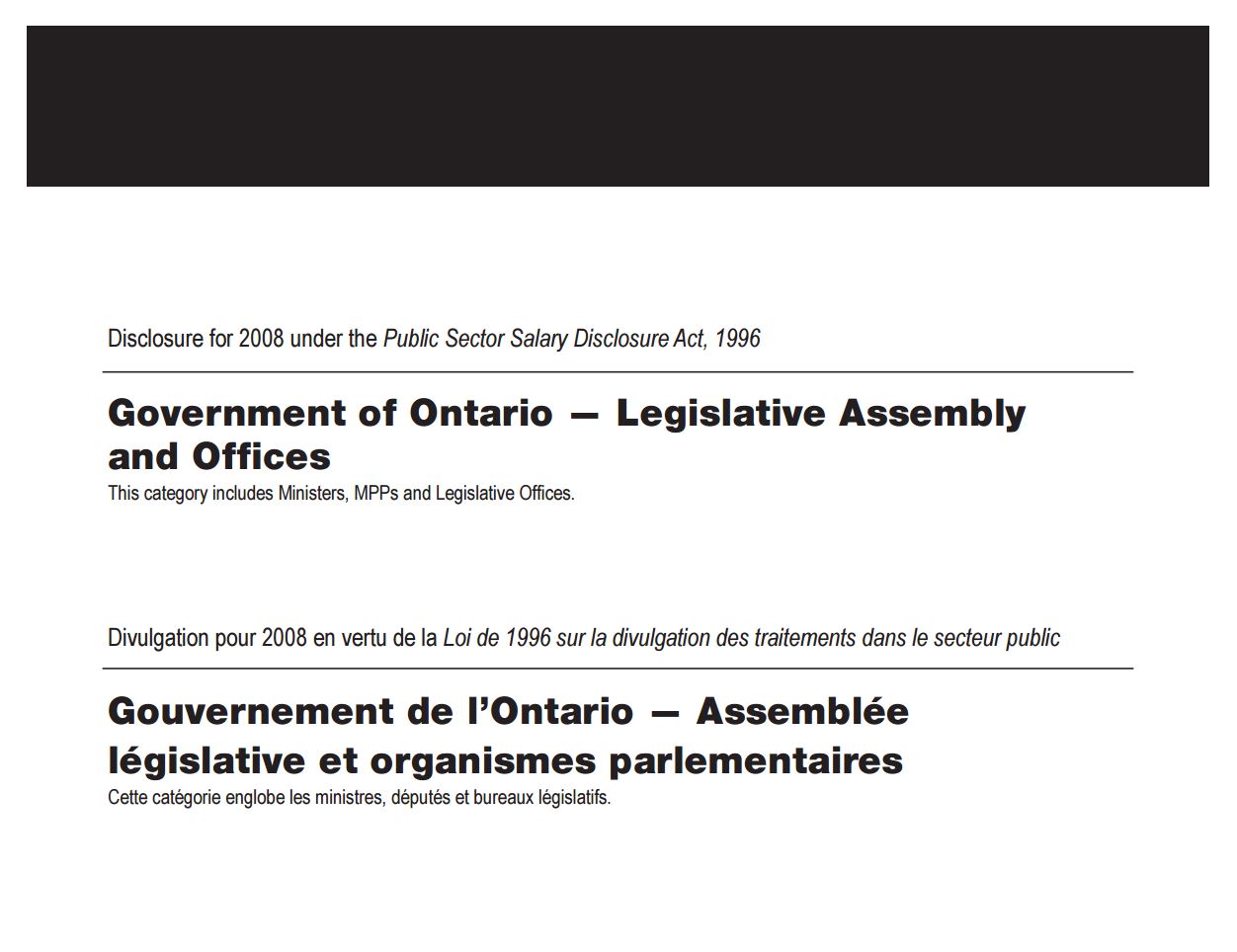 disclosure-for-2008-under-the-public-sec-publications-ontario