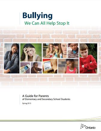 Bullying: We Can All Help Stop It - A Gu – Publications Ontario