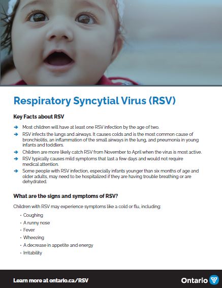 Respiratory Syncytial Virus (RSV) – Publications Ontario