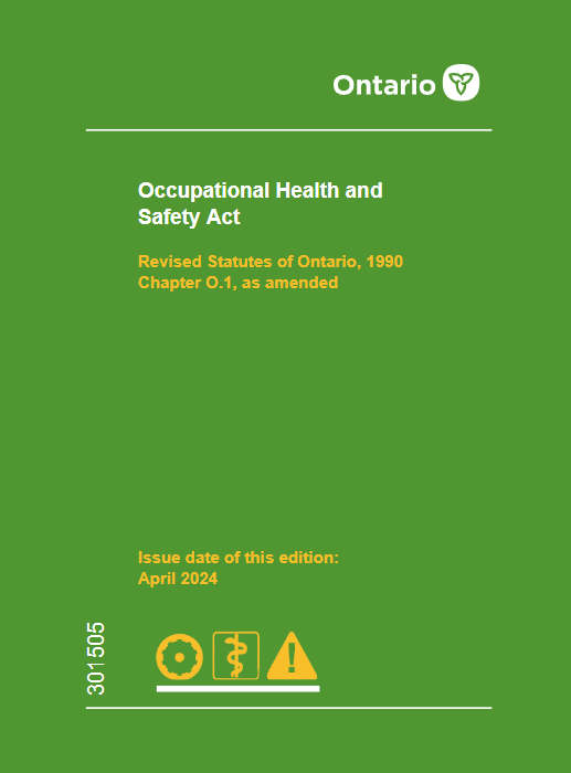 Occupational Health And Safety Act OHSA April 2024 Publications 